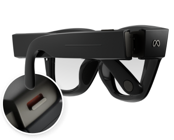 Turn off glasses — dark mode 1x