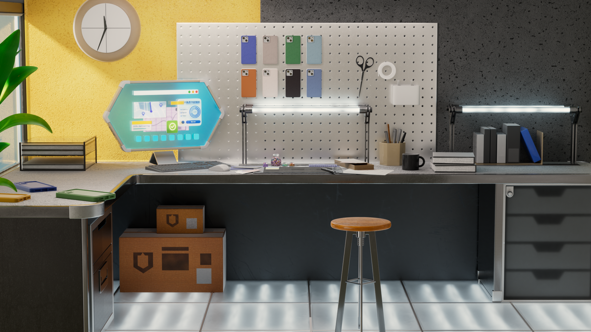 Office scene